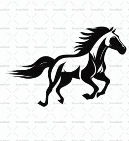 Galoppierendes Pferd